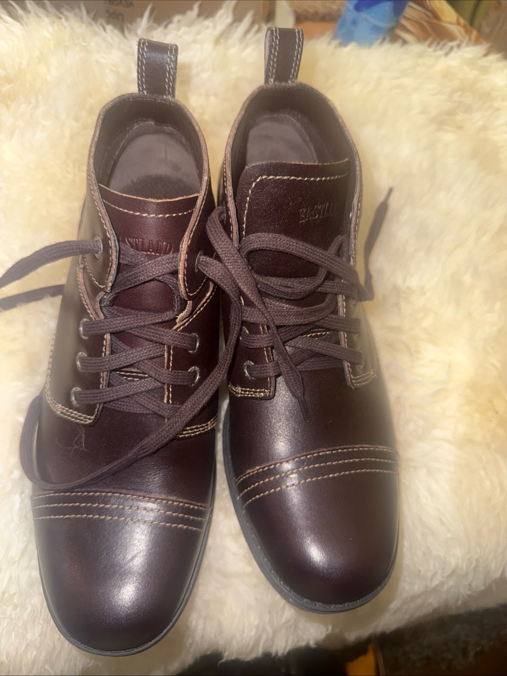 Eastland Men's Dark Brown Leather Chukka Boots